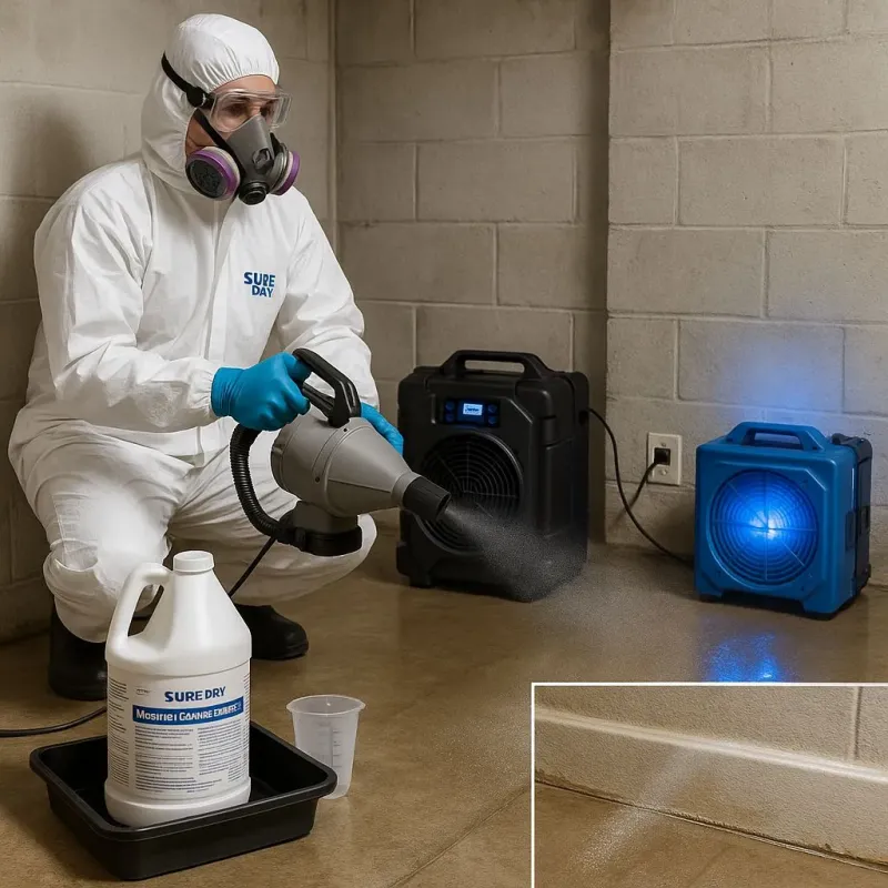 Sanitization and Odor Removal process in Warner, OK