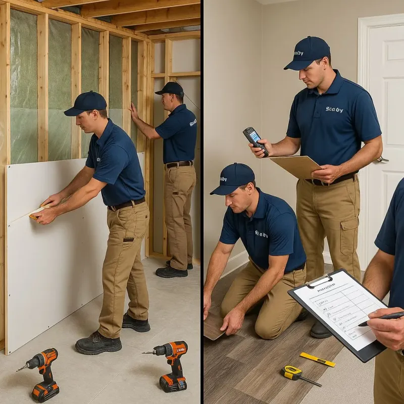 Repairs and Reconstruction process in Warner, OK